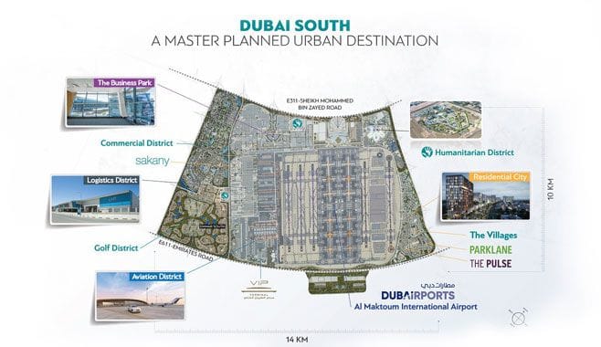 Dubai South Location Map